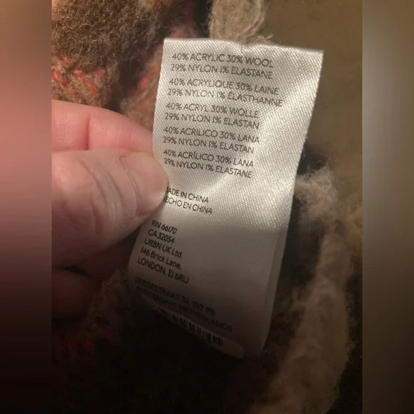 Anthropologie Multicolor Button-Up Cardigan, size small, cozy and comfy - Picture 6 of 9